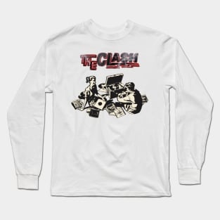 VINYL LOVERS LONDON CALLING THE CLASH Long Sleeve T-Shirt